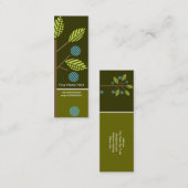 Les Arbres Et Leurs Fruits Carte de visite-Skinny (Devant / Derrière)