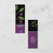 Les Arbres Et Leurs Fruits Carte de visite-Skinny (Devant / Derrière)