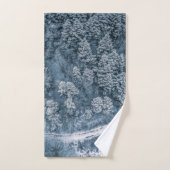 Les arbres forestiers d'hiver #20 (Serviette à main)