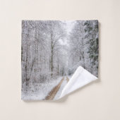 Les arbres forestiers d'hiver #22 (Gant de toilette)