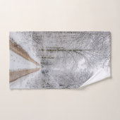 Les arbres forestiers d'hiver #22 (Serviette à main)