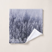 Les arbres forestiers d'hiver #4 (Gant de toilette)