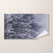 Les arbres forestiers d'hiver #4 (Serviette à main)