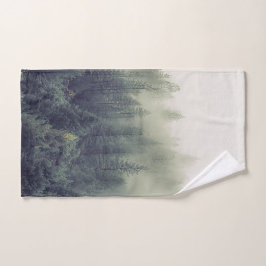 Les arbres forestiers d'hiver #5 (Serviette à main)