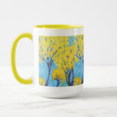 Les arbres jaunes mug (Gauche)