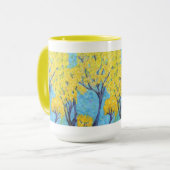 Les arbres jaunes mug (Devant gauche)