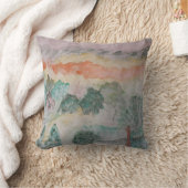 Les Arbres Sur La Baie Jetent Coussin (Couverture)