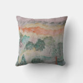 Les Arbres Sur La Baie Jetent Coussin (Verso)