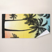 Les arbres tropicaux d'été (Serviette de bain)