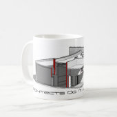 Les architectes le font avec la tasse de modèles (Devant gauche)