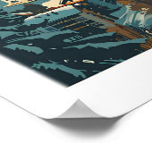 Les Arcs Affiche de Ski France 1 (Coin)