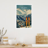Les Arcs Affiche de Ski France 1 (Cuisine)
