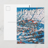 Les Arcs Briefkaart (Voorkant / Achterkant)