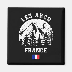 Les Arcs France Alps Skigebied Alpine Ski Fren Magneet