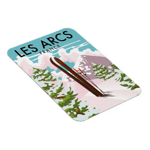 Les Arcs France reisski Magneet