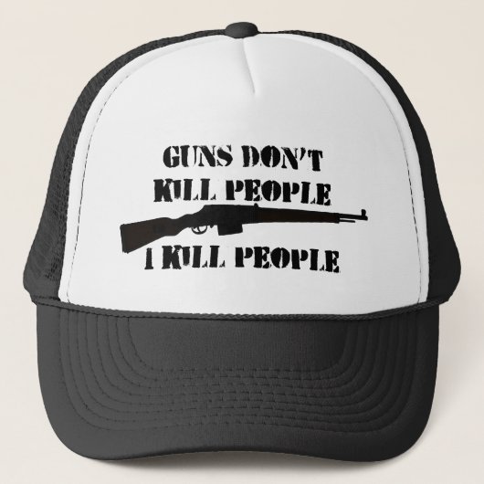 Les ARMES À FEU NE TUENT PAS le casquette (Devant)
