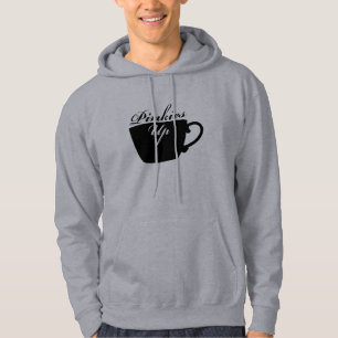 Les auriculaires lèvent le sweat - shirt à capuc