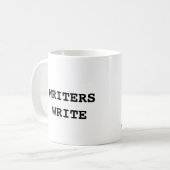 Les auteurs écrivent la tasse (Devant gauche)