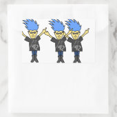 Les autocollants amusants ne paniquent pas (Sac)