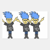 Les autocollants amusants ne paniquent pas (Devant)