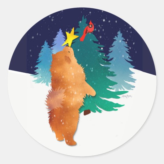 Les autocollants Céleste Chow (Devant)