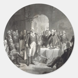 Les autocollants de George Washington et de ses gé