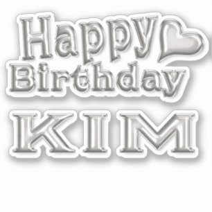 Les autocollants de Kim Happy Birthday