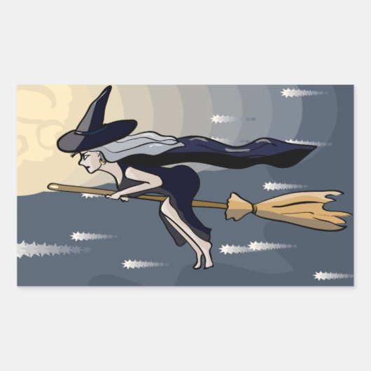 Les autocollants de sorcière volants (Devant)