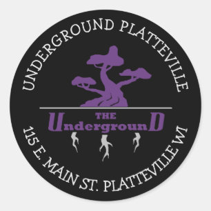 Les autocollants du logo Underground Vaping Shop