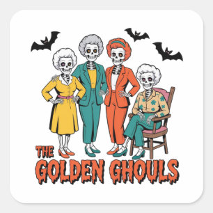 Les Autocollants Halloween The Golden Ghouls