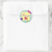 Les autocollants I Love You (Sac)