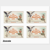 Les autocollants "Ma soi-disant vie égoïste" (sans (Feuille)