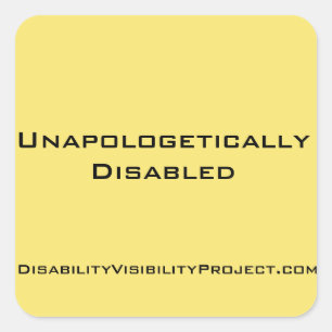Les autocollants Unapologetically handicapés,
