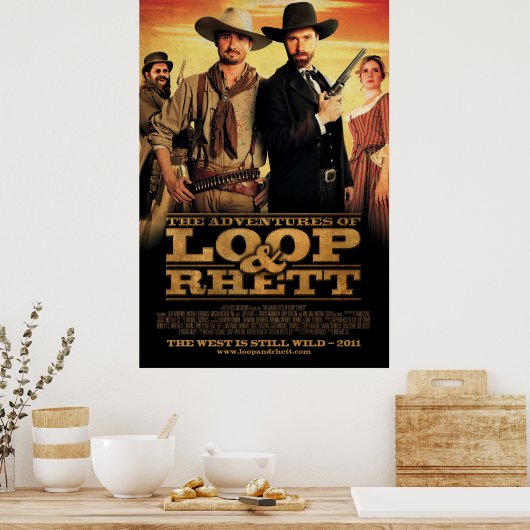 "Les aventures de Loop & Rhett" Poster d'une feuil (Cuisine)
