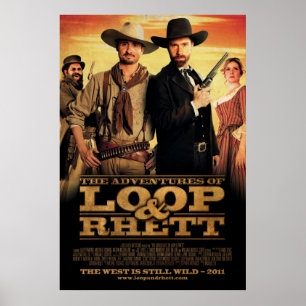 "Les aventures de Loop & Rhett" Poster d'une feuil