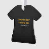 Les avocats ont des sentiments, trop, soi-disant - (devant)