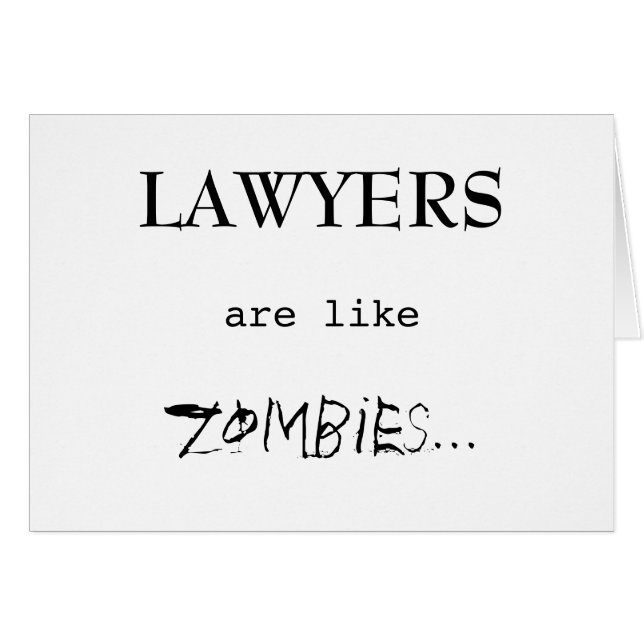 LES AVOCATS SONT COMME DES ZOMBIS (Devant horizontal)