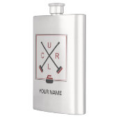 Les balais croisés courbant le flacon - ajoutez (Gauche)