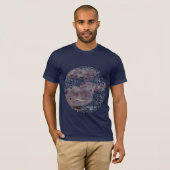 Les baleines grises dans le T-shirt de l'espace - (Devant entier)