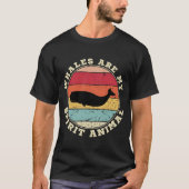 Les baleines sont mon esprit Animal T-Shirt (Devant)