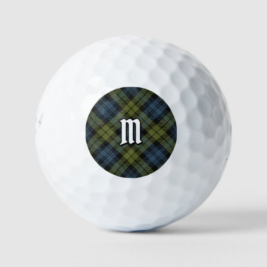 Les balles de golf Campbell Tartan (Devant)