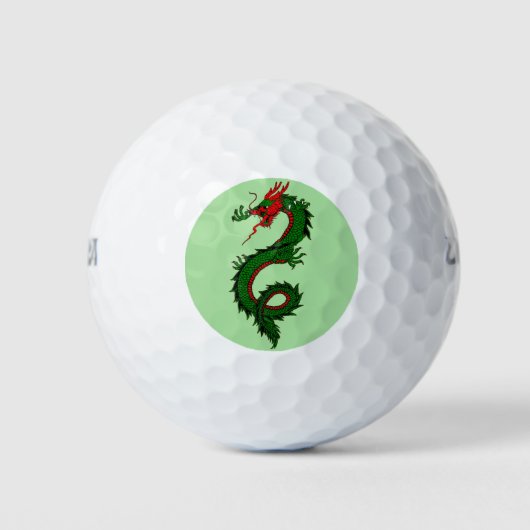 Les balles de golf de dragon chinois (Devant)