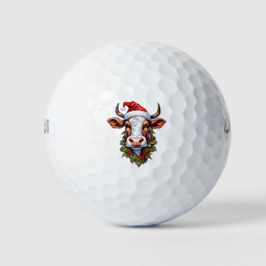 Les balles de golf de Noël Cow (Devant)