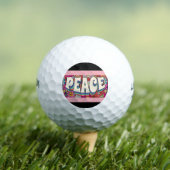 Les balles de golf de Peace (T-shirt Insitu)