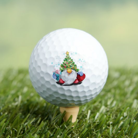 Les balles de golf Gnome de Noël (T-shirt Insitu)