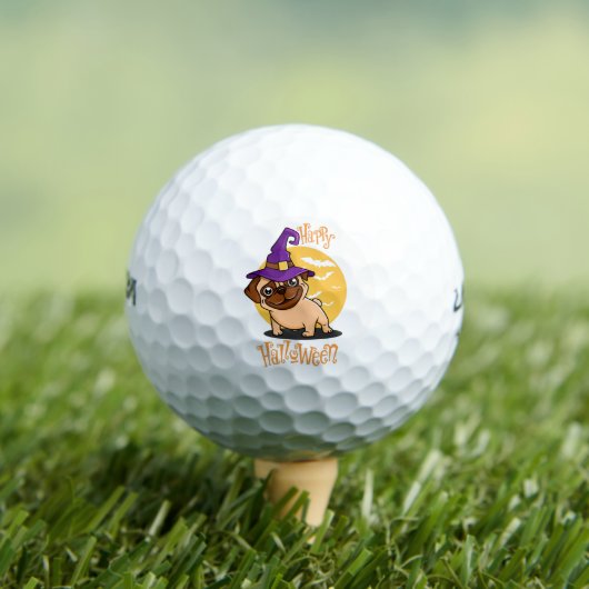 Les balles de golf Halloween Puggy (T-shirt Insitu)