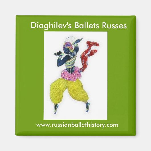 Les Ballets de Diaghilev Russes Magnet (Devant)