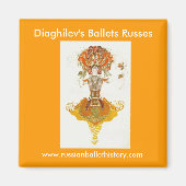 Les Ballets de Diaghilev Russes Magnet (Devant)