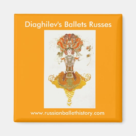 Les Ballets de Diaghilev Russes Magnet (Devant)