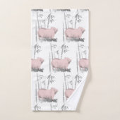 Les bambous originaux de porc choisissent des (Serviette à main)